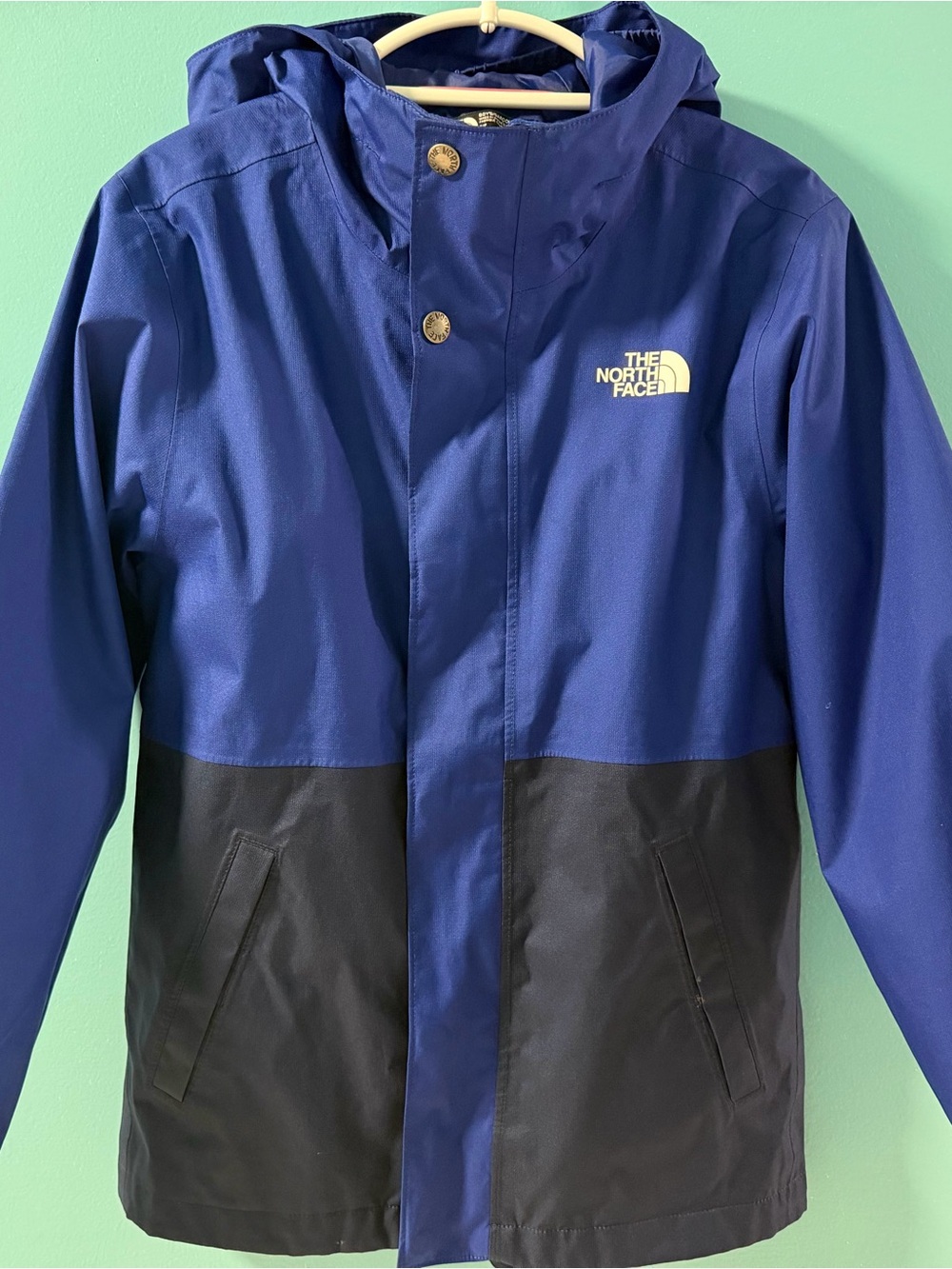 The North Face Boys DryVent Mountain Snapper Parka Jacket US Size SM 7-8